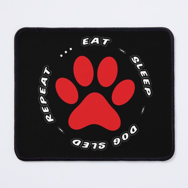 Item preview, eat sleep dog sled repeat funny dog walking designed and sold by randomdogshirt.
