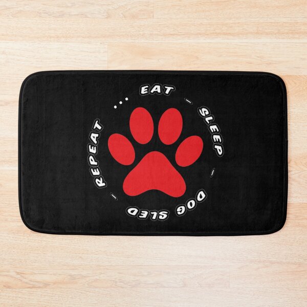 Item preview, eat sleep dog sled repeat funny dog walking designed and sold by randomdogshirt.