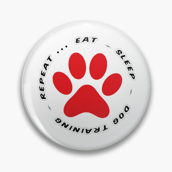 Item preview, eat sleep training repeat funny dog walking designed and sold by randomdogshirt.