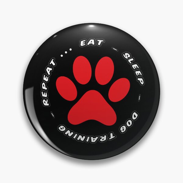 Item preview, eat sleep training repeat funny dog walking designed and sold by randomdogshirt.