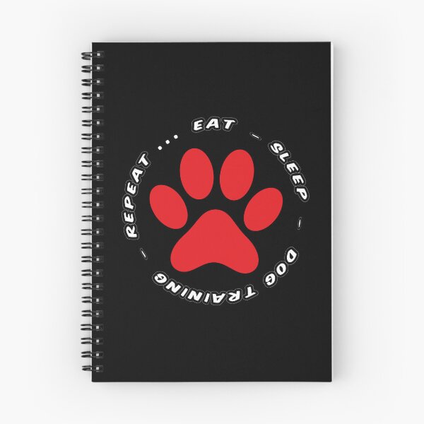Item preview, eat sleep training repeat funny dog walking designed and sold by randomdogshirt.