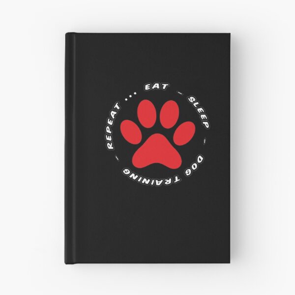 Item preview, eat sleep training repeat funny dog walking designed and sold by randomdogshirt.