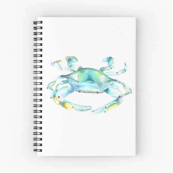 Artikelvorschau, Blaues Krabben-Aquarell von Kim Dixon entworfen und verkauft von 4Goals NonProfit.