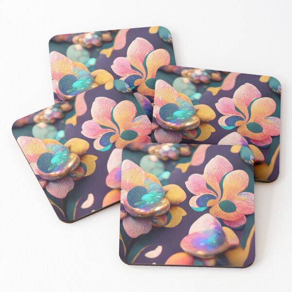 Item preview, Deep Colourful Imaginary Floral Pattern designed and sold by DistilledFuture.