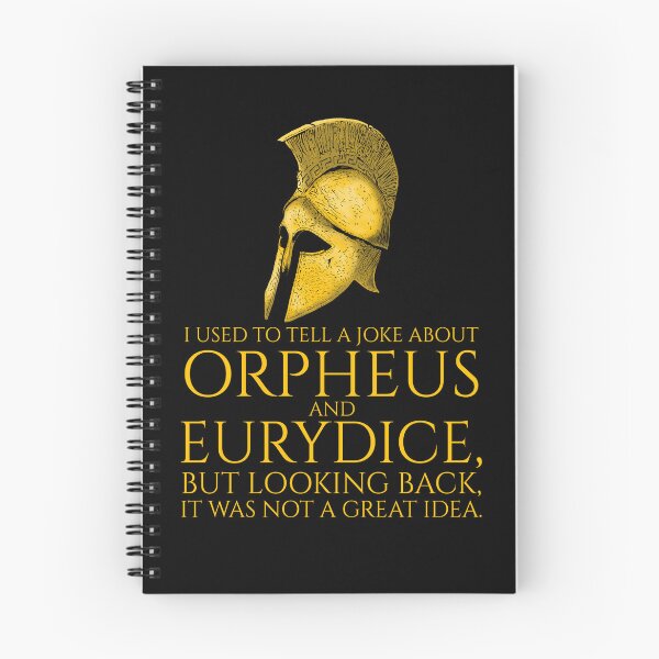 Artikelvorschau, Früher habe ich einen Witz über Orpheus und Eurydike erzählt, aber rückblickend war das keine so gute Idee. entworfen und verkauft von Styrman.