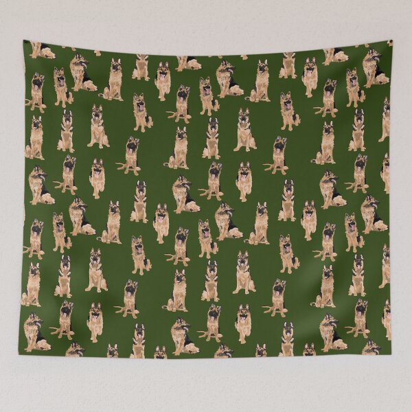 Item preview, German Shepherd Moss designed and sold by ArtofACoonhound.