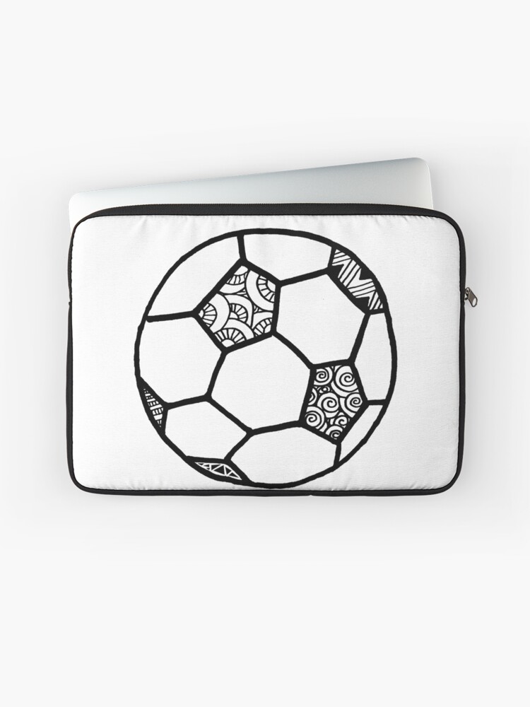 zentangle soccer ball