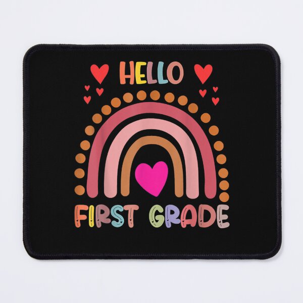 Item preview, Hello First Grade Rainbow Back To School Teachers Kids designed and sold by u8ritaae.