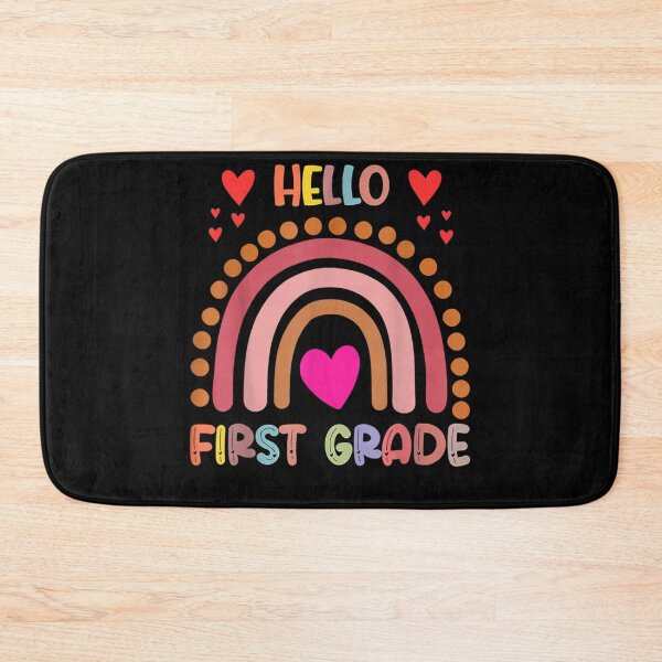Item preview, Hello First Grade Rainbow Back To School Teachers Kids  designed and sold by u8ritaae.