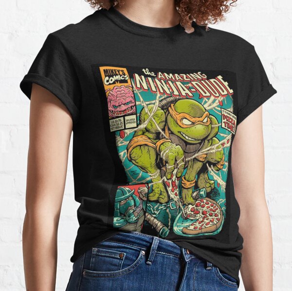 Teenage Mutant Ninja Turtles Mikey Adult Short Sleeve T-Shirt