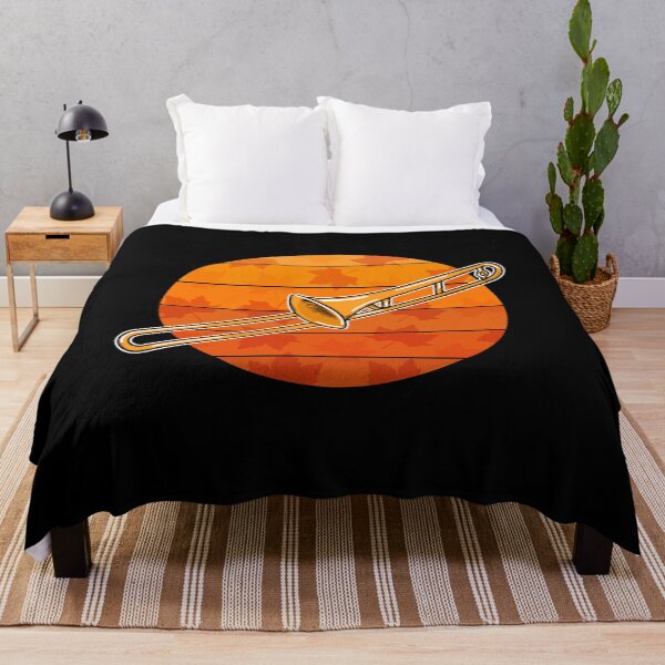 Item preview, Fall Trombone Trombonist Brass Musician Autumn designed and sold by doodlerob.