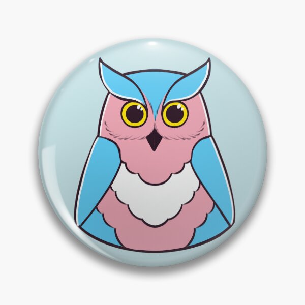 Item preview, Trans Pride Owl designed and sold by InfernalMC.