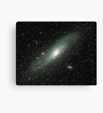 The Andromeda Galaxy, one of the jewels of the autumn sky. Canvas Print