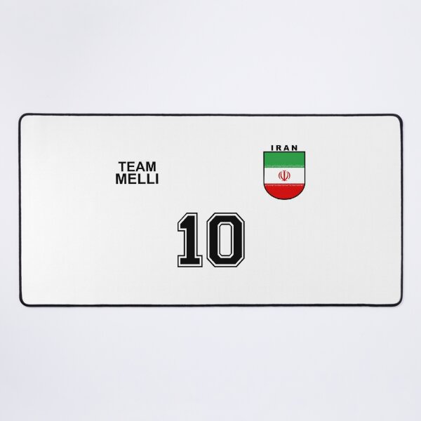 Iran National Football Team Soccer Retro Team Melli Number 10 Football Classic T-Shirt | Redbubble