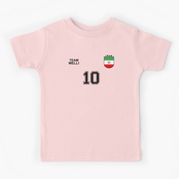 Iran National Football Team Soccer Retro Team Melli Number 10 Football Classic T-Shirt | Redbubble