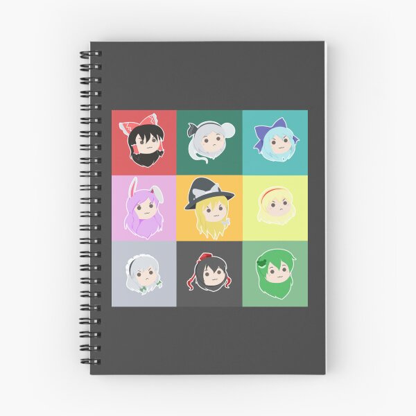 Artikelvorschau, Touhou Headcuties [Stempel] entworfen und verkauft von NEETPRINTSTORES.