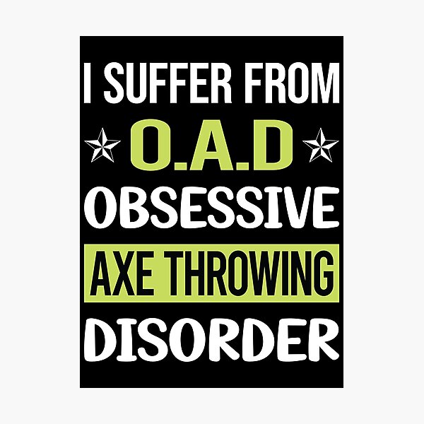 Item preview, Obsessive Love Axe Throwing designed and sold by DrearyStore60.