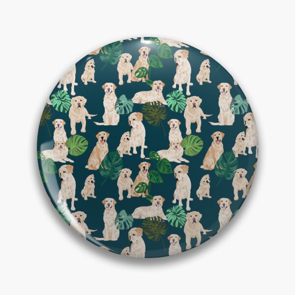 Item preview, Yellow Lab Tropical  designed and sold by ArtofACoonhound.