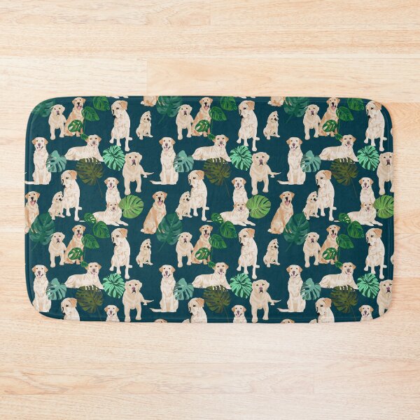 Item preview, Yellow Lab Tropical  designed and sold by ArtofACoonhound.