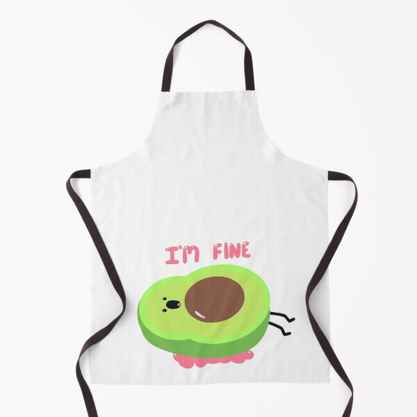 Item preview, I'm FINE Avocado, Lilla The Lamb designed and sold by LillaTheLamb.