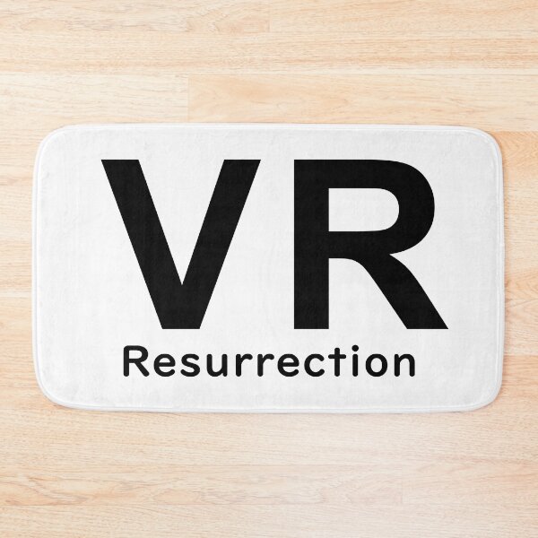 Item preview, VR Virtual Reality Resurrection - Black Writing designed and sold by akaiawa.
