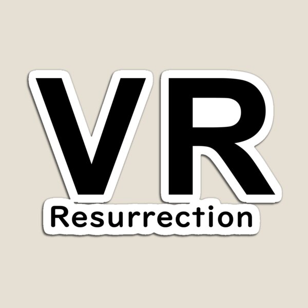Item preview, VR Virtual Reality Resurrection - Black Writing designed and sold by akaiawa.