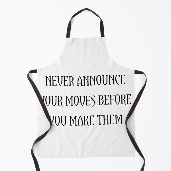 Item preview, Never announce  your moves before you make them designed and sold by Itaxi.