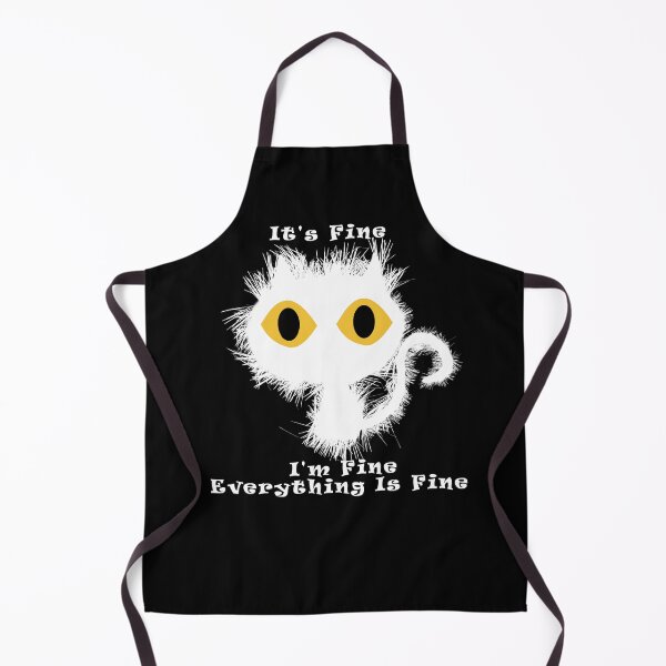 Item preview, Everything is Fine. The Stressed Out Cat designed and sold by HometownMerch.