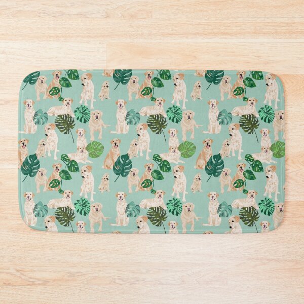 Item preview, Yellow labrador tropical  designed and sold by ArtofACoonhound.