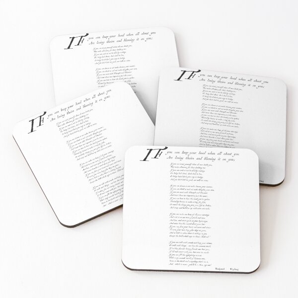 Item preview, 'If' by Rudyard Kipling designed and sold by Lukefussell.