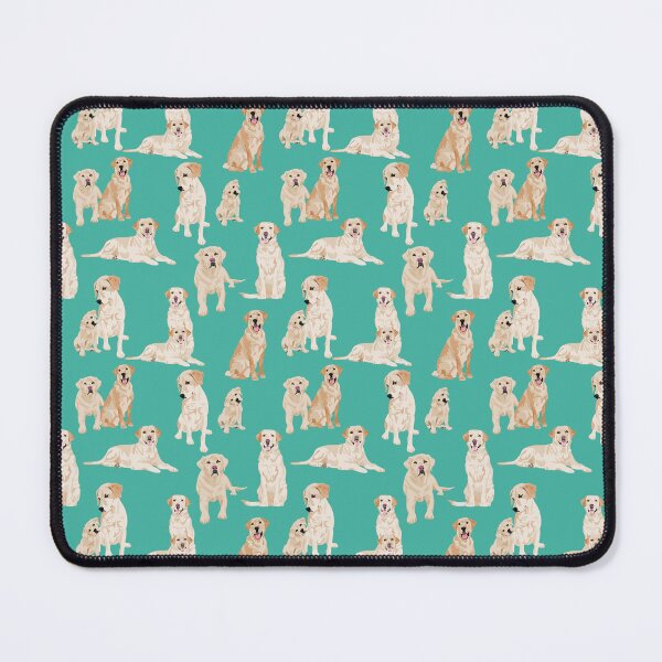 Item preview, Yellow labs and Teal designed and sold by ArtofACoonhound.