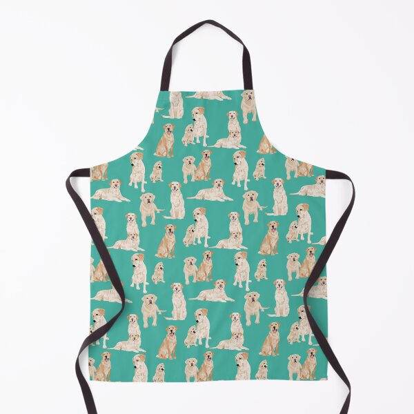Item preview, Yellow labs and Teal designed and sold by ArtofACoonhound.
