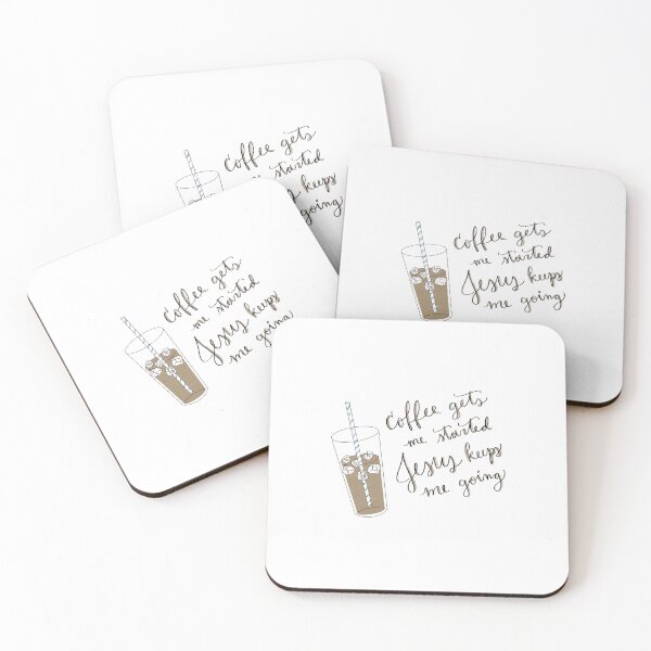 Item preview, Coffee gets me started, Jesus keeps me going designed and sold by lyndsey-horn22.