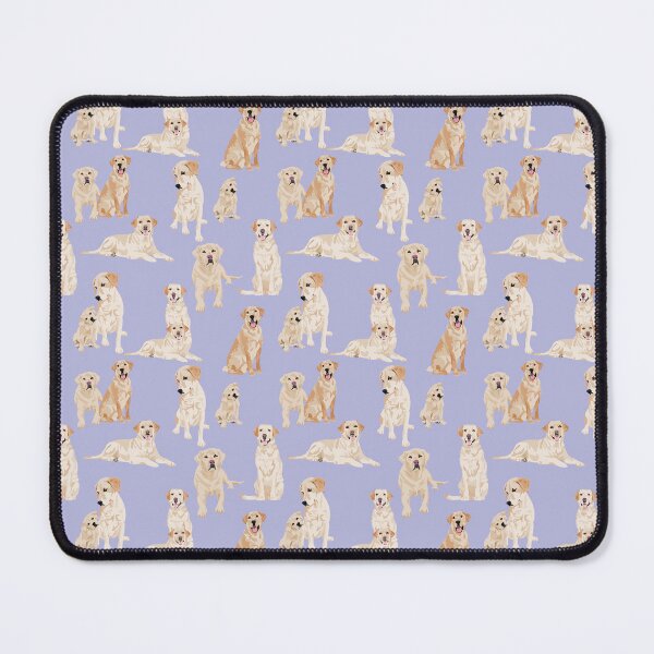 Item preview, Yellow Labrador light blue designed and sold by ArtofACoonhound.