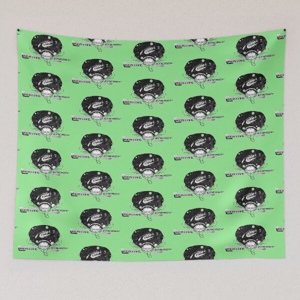 Item preview, WEIRDO - Creative Energy Flo - Universe - Black and White - Light Green designed and sold by hector2ortega.