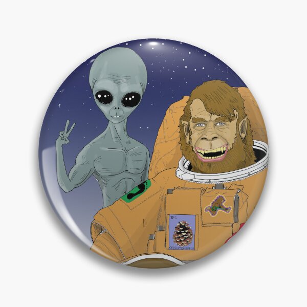 Item preview, Astronaut Bigfoot designed and sold by ProfBigfoot.