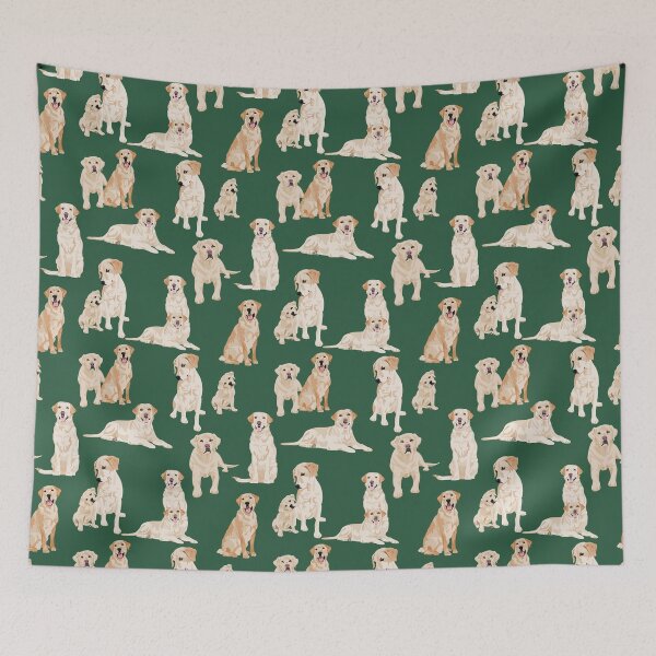Item preview, Yellow Labrador  Green designed and sold by ArtofACoonhound.