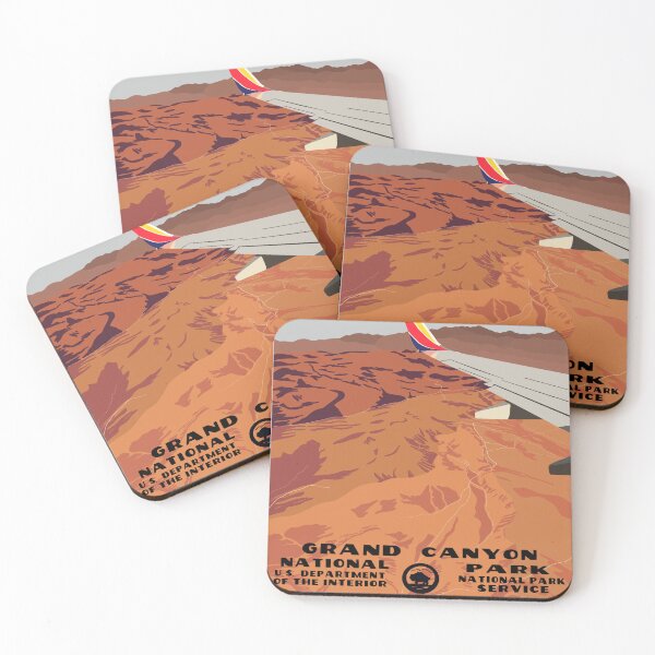 Item preview, Vintage Grand Canyon WPA Postcard designed and sold by beckahbrooks.