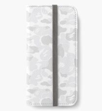 BAPE CAMO (White) iPhone Wallet/Case/Skin