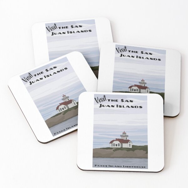 Item preview, Vintage San Juan Island WPA Postcard designed and sold by beckahbrooks.