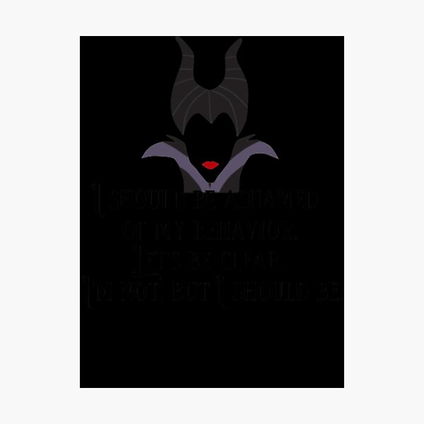 Item preview, Maleficent Ashamed designed and sold by ClaudieHoeger.