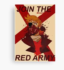 Tord Eddsworld War Poster Canvas Print