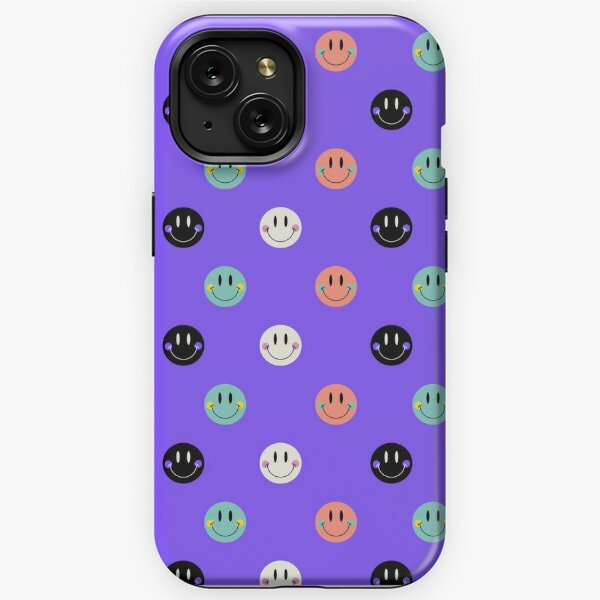 Pink Dripping Smiles Positivity Radiate Face Phone Case - iPhone