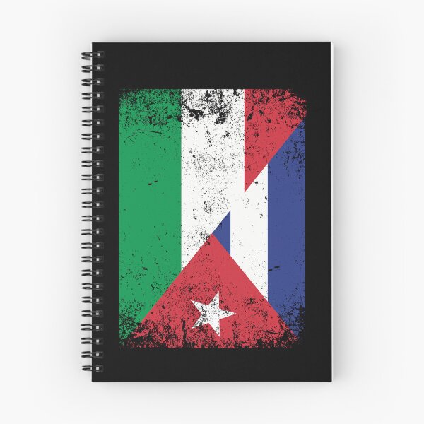 Item preview, Cuba Italia Bandiera Caraibi Mezzo Italiano Cubano designed and sold by Lenny Stahl.