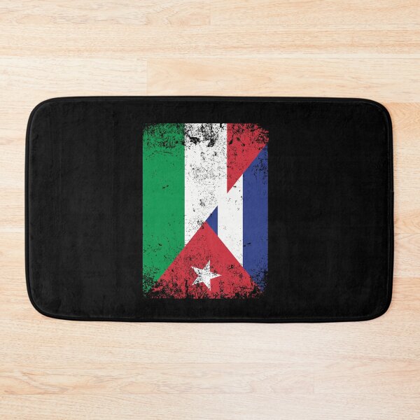 Item preview, Cuba Italia Bandiera Caraibi Mezzo Italiano Cubano designed and sold by Lenny Stahl.