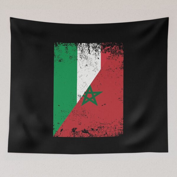 Item preview, Marocco Italia Bandiera Caraibi Mezzo Italiano Marocchino designed and sold by Lenny Stahl.