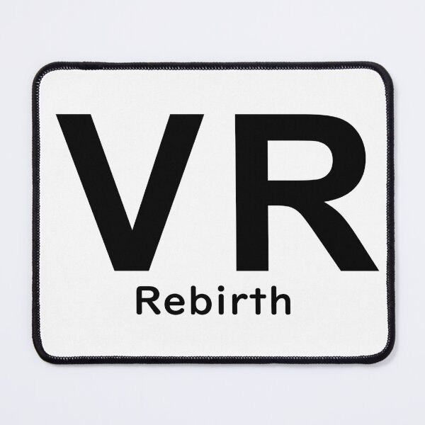 Item preview, VR Virtual Reality Rebirth - Black Writing designed and sold by akaiawa.