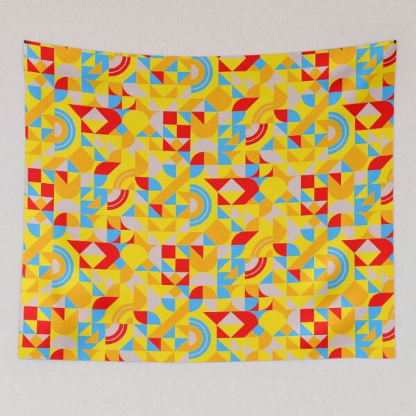 Item preview, geometric colorful patterns conceptual Art - Abstract Neo Geo graphic design designed and sold by Design Repo.