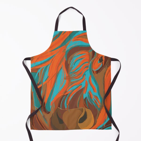 Item preview, Higland Style Acrylic Beef (Orange and Blue) designed and sold by Antoine Marineau Bélanger.