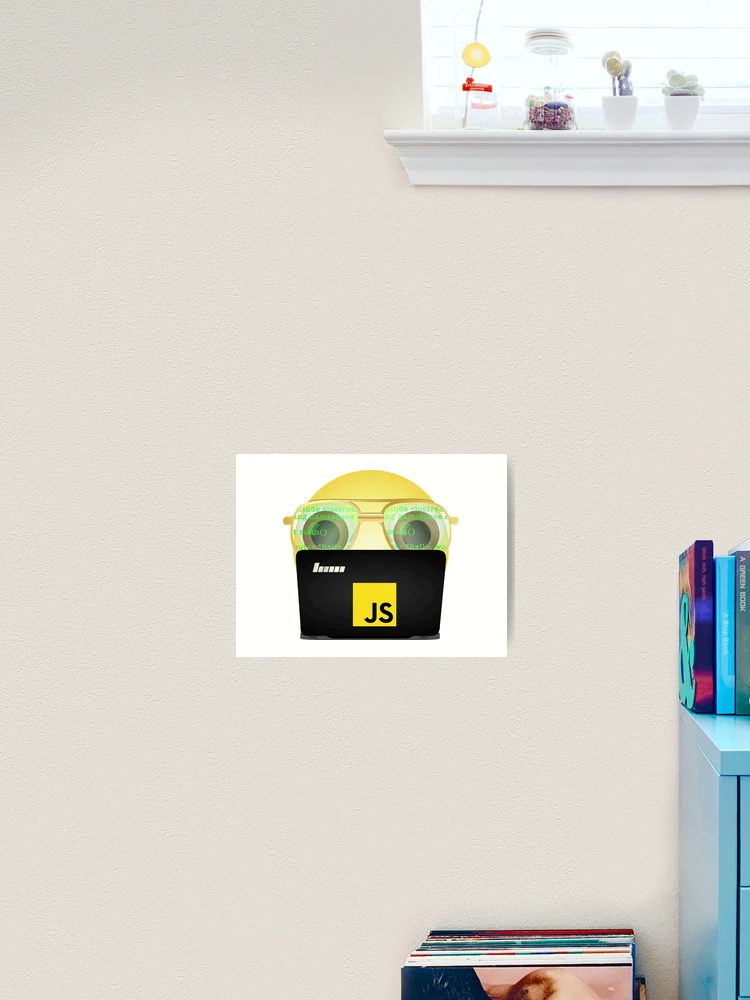 Thumbnail 2 von 3, Kunstdruck, JavaScript-Programmierer-Codierung. designt und verkauft von Art-Vibrations.